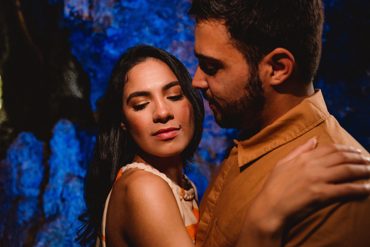 Fotografia de Casal no Parque Lage - RJ