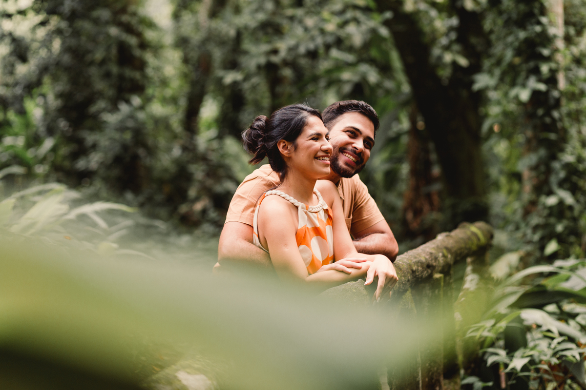 Ensaio Fotográfico de Casal no Parque Lage - RJ