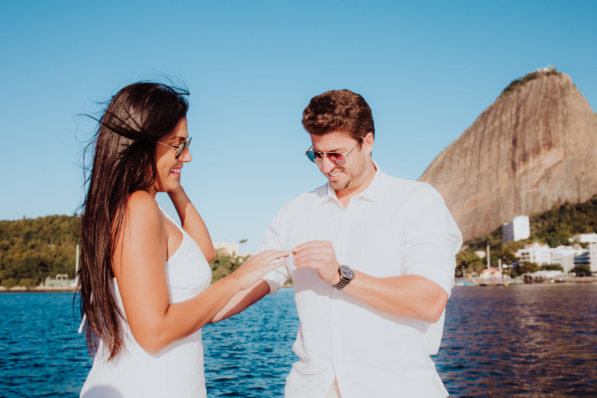 Pedido de Noivado no veleiro 