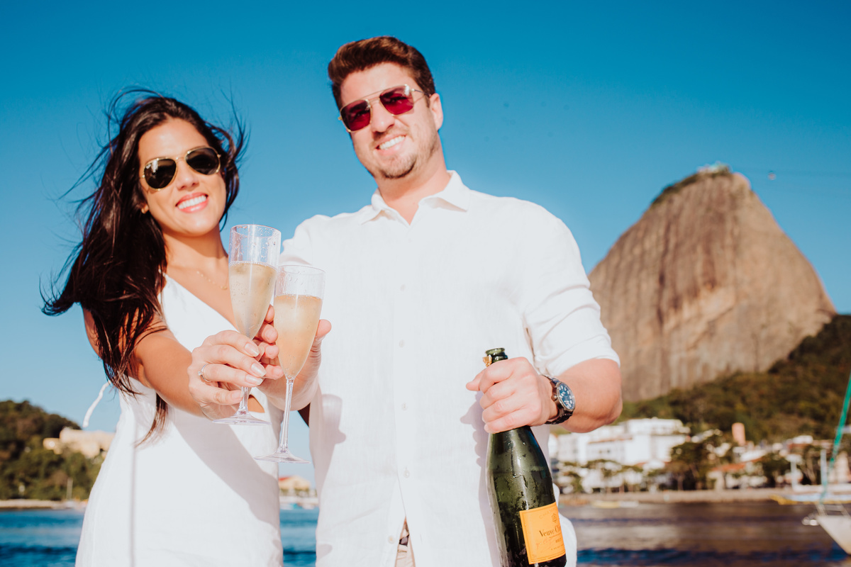 Pedido de Noivado no veleiro 