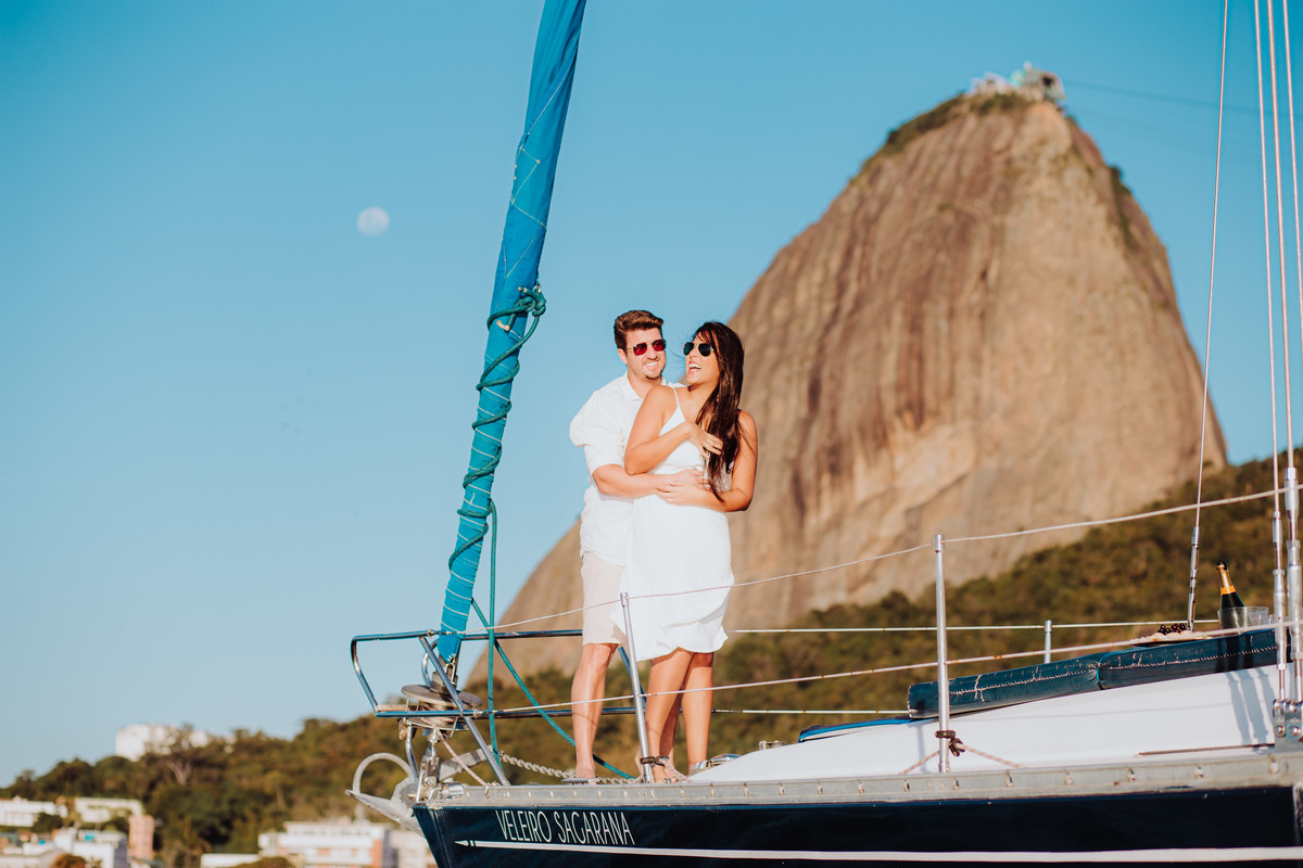 Ensaio de Casal em Alto Mar