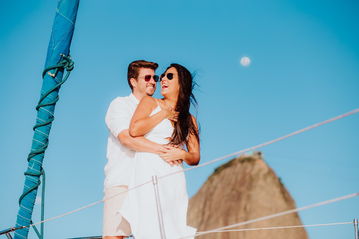 Ensaio de Casal em Alto Mar