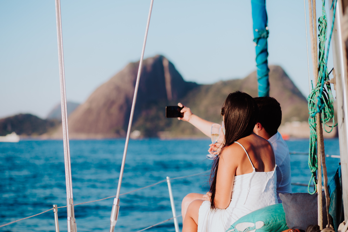 Ensaio de Casal em Alto Mar
