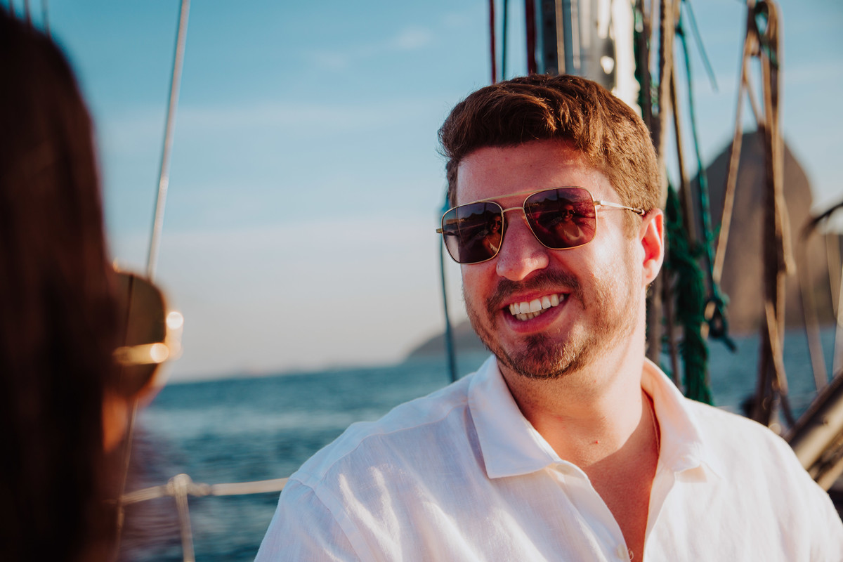 Fotógrafo no Veleiro Sagarana