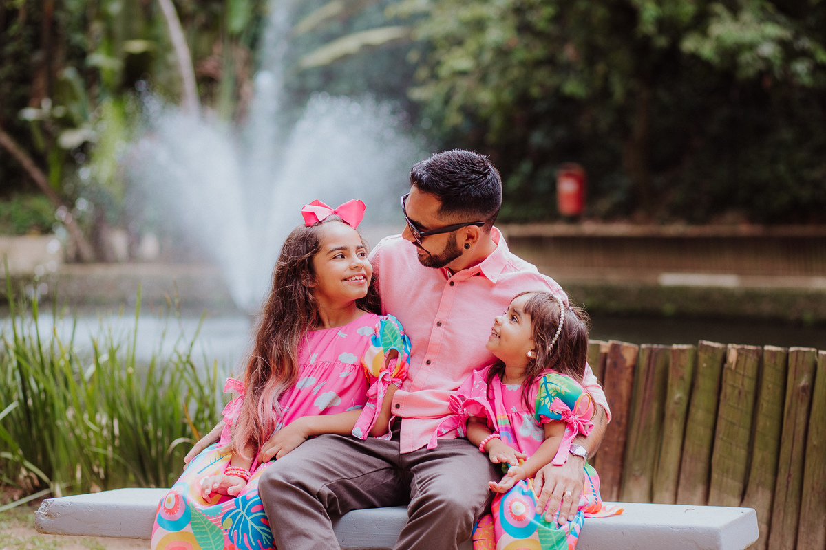Ensaio Família no Horto Botânico em Niterói