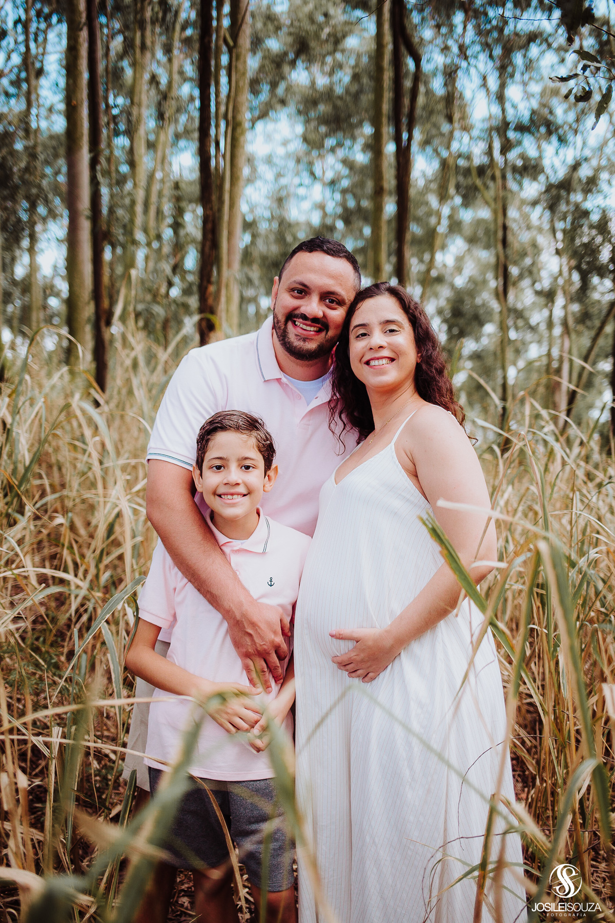 Ensaio de Gestante no Bosque dos Eucaliptos