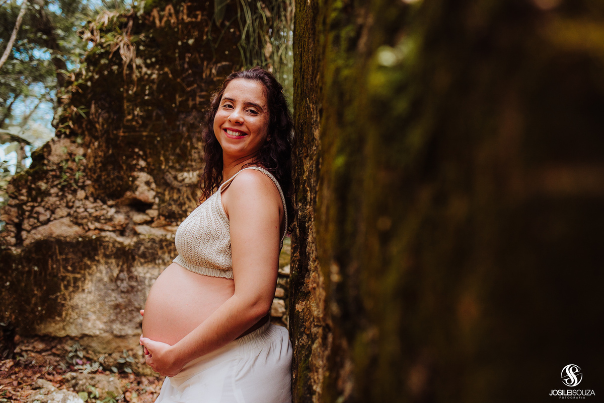 Ensaio de Gestante no Horto do Fonseca