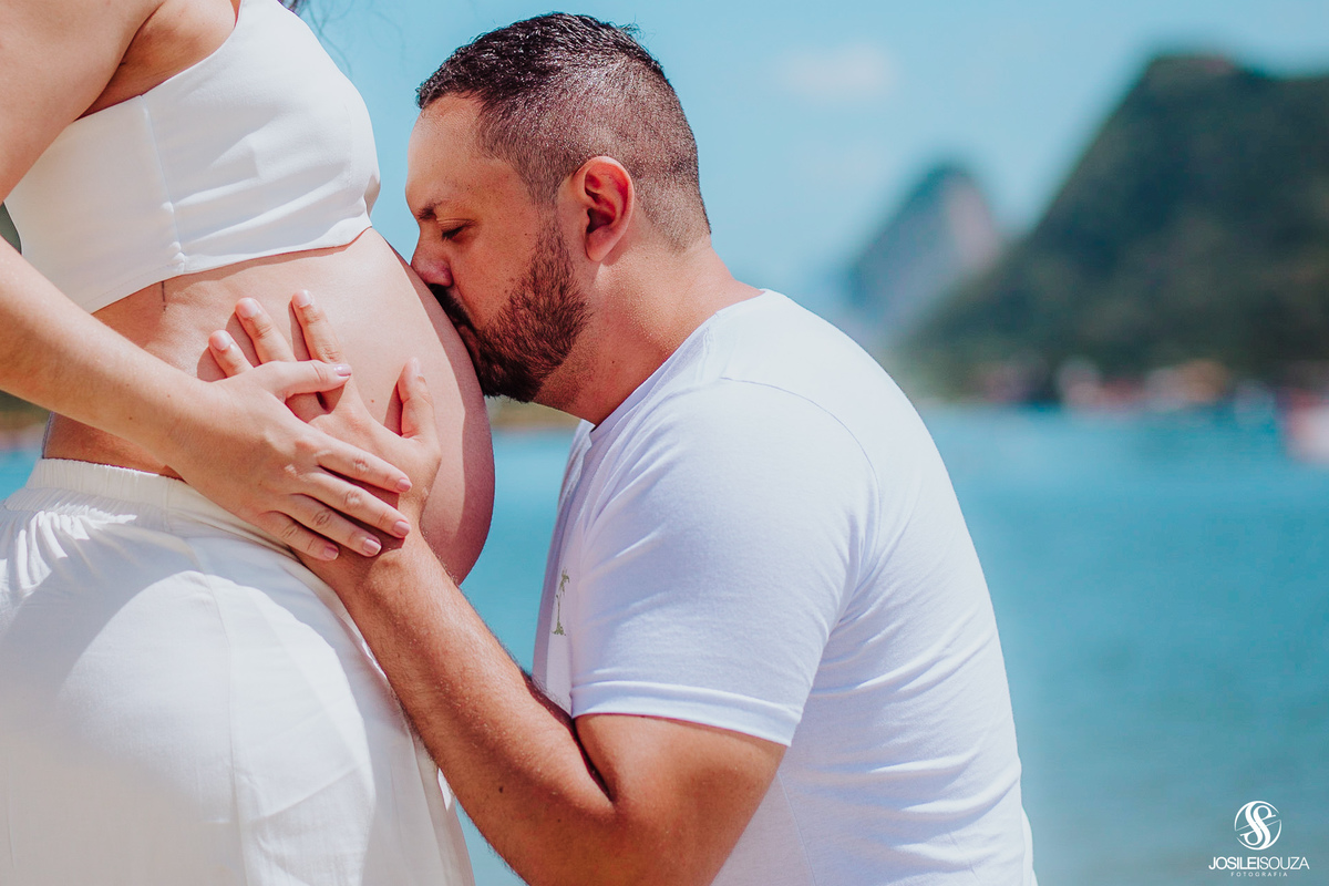 Ensaio de Gestante em Charitas Niterói