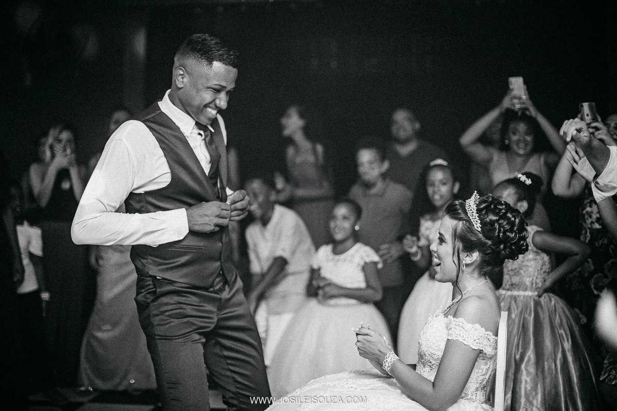 Casamento de noite em São Gonçalo