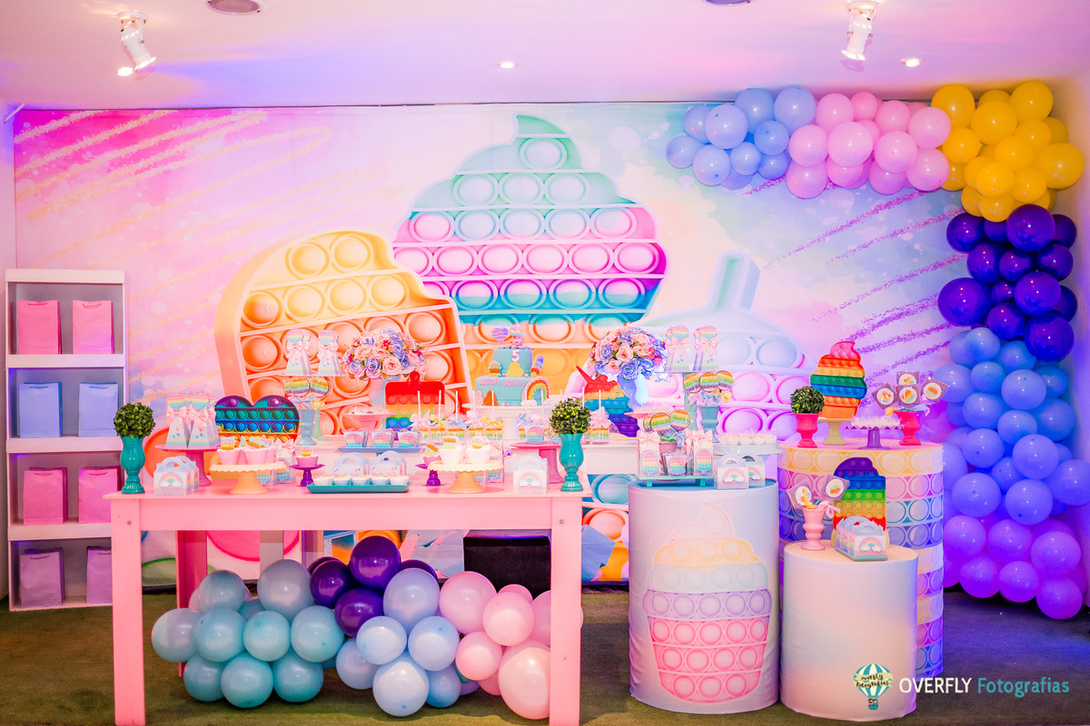 Aniversário com Tema POP IT