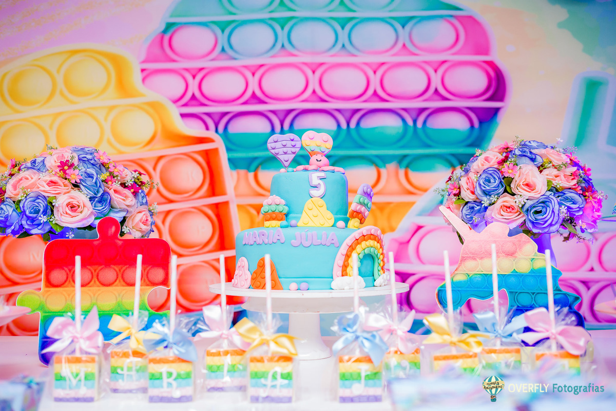 Aniversário com Tema POP IT