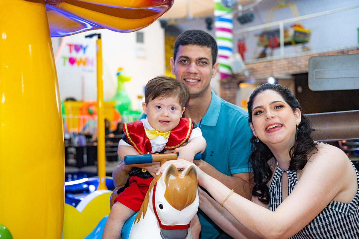 Aniversário de criança com Síndrome de Down