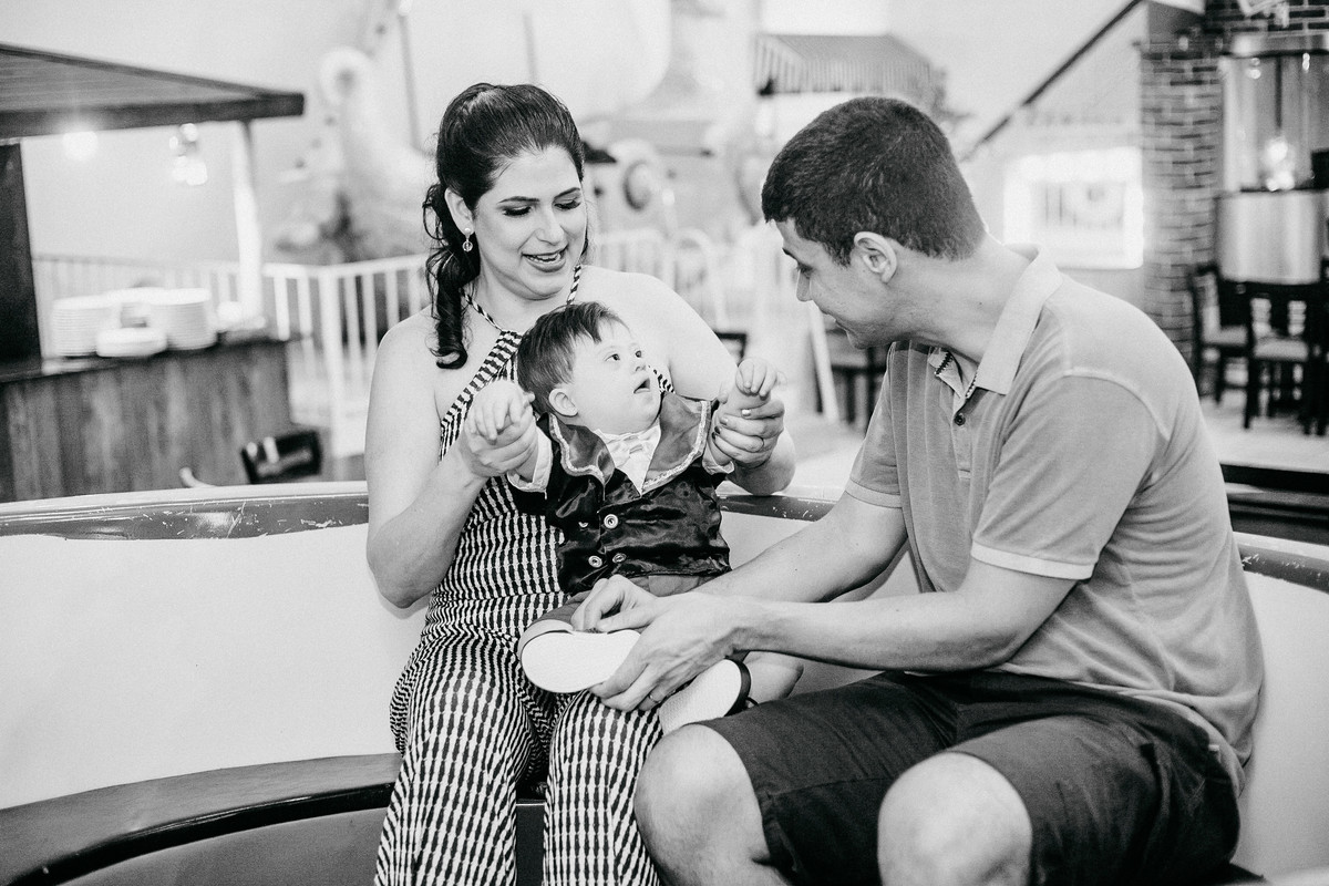 Aniversário de criança com Síndrome de Down