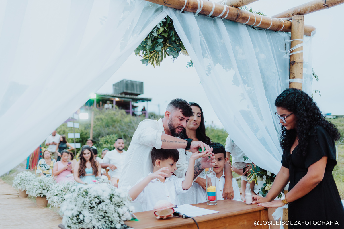 Casamento na praia Forte do Imbuí - Niterói