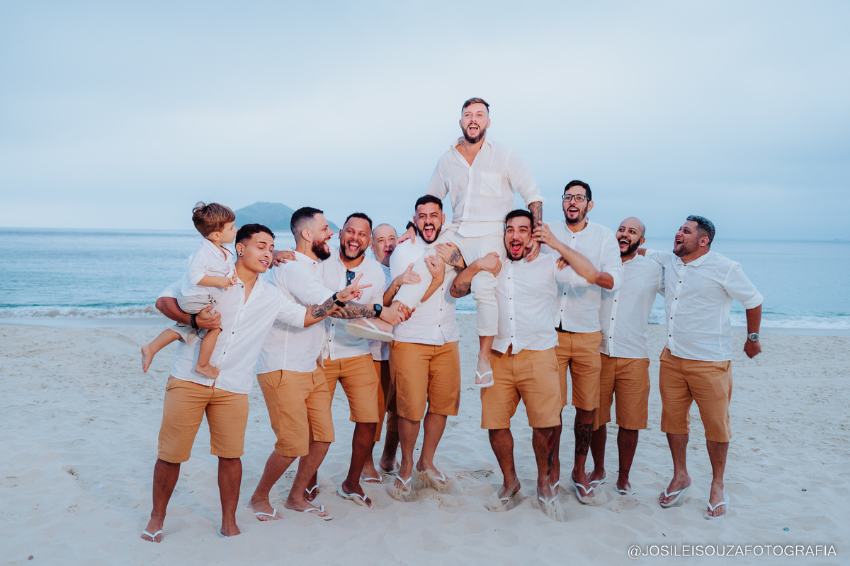 Casamento na praia Forte do Imbuí - Niterói