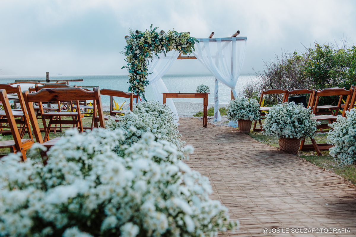 Casamento no Quiosque Harmonia na Praia de Camboinhas em Niterói