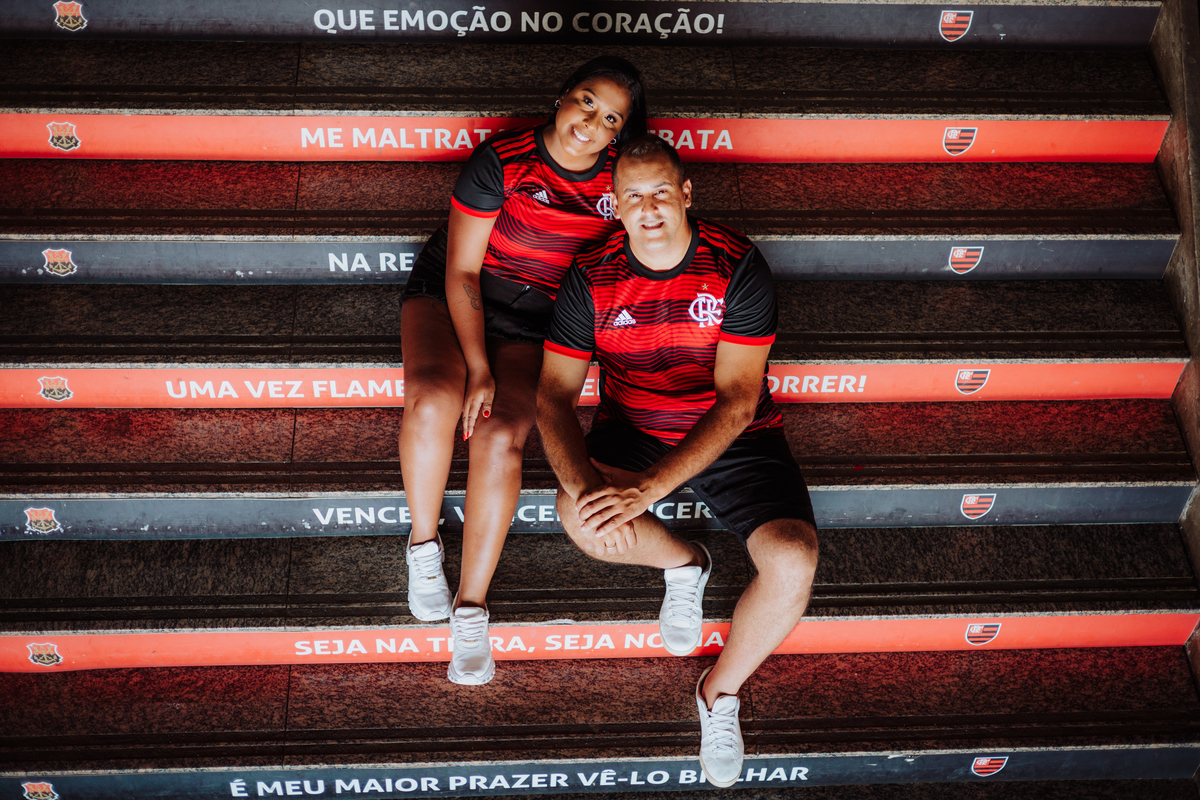 Ensaio Pré Casamento no Maracanã - Flamengo - RJ