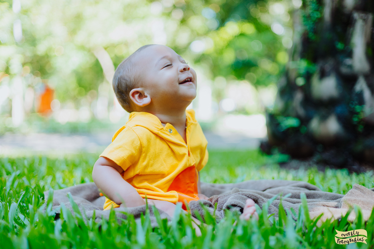 Ensaio de Criança no Campo de São Bento em Niterói
