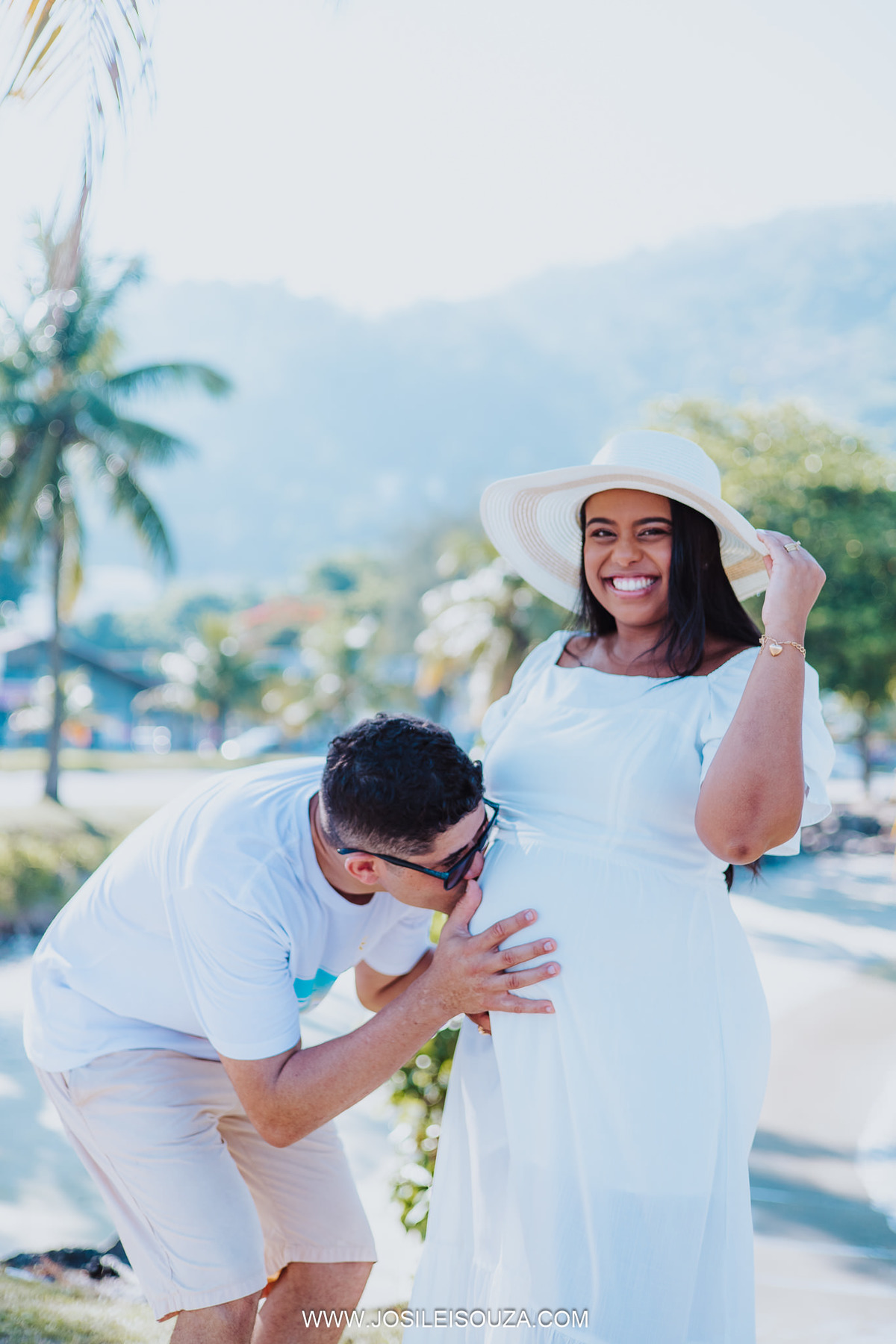 Ensaio de Gestante em Praia de Niterói - RJ