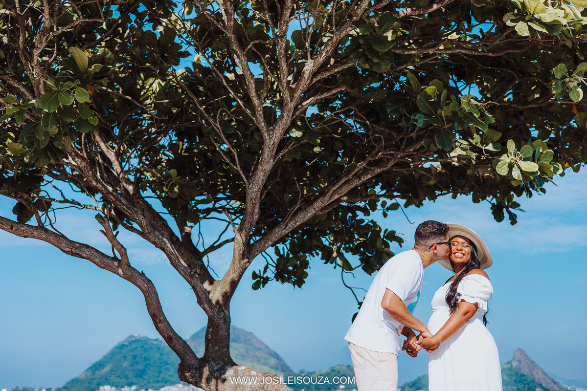 Ensaio de Gestante em Praia de Niterói - RJ