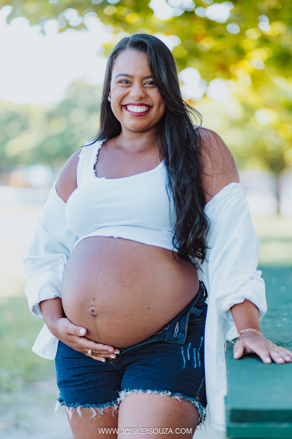 Ensaio de Grávida em Charitas Niterói - RJ