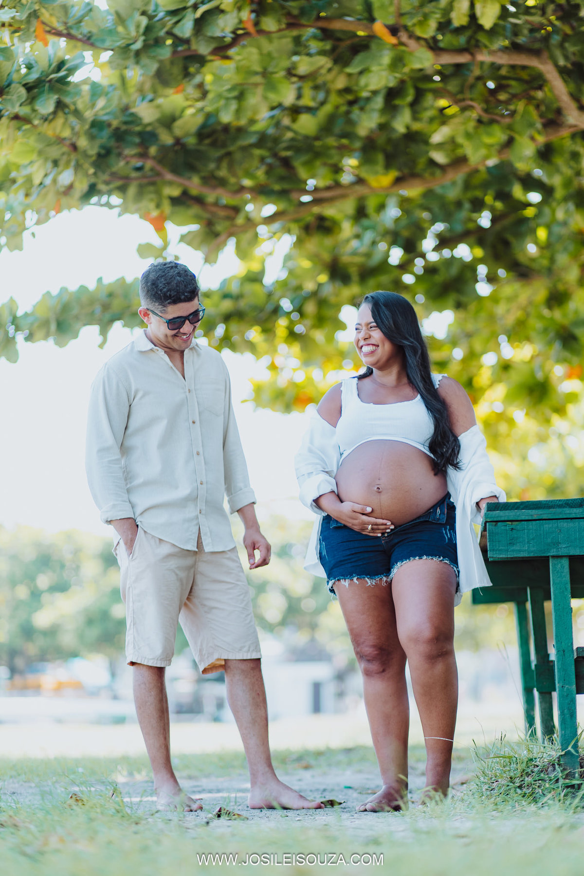 Ensaio de Grávida em Charitas Niterói - RJ