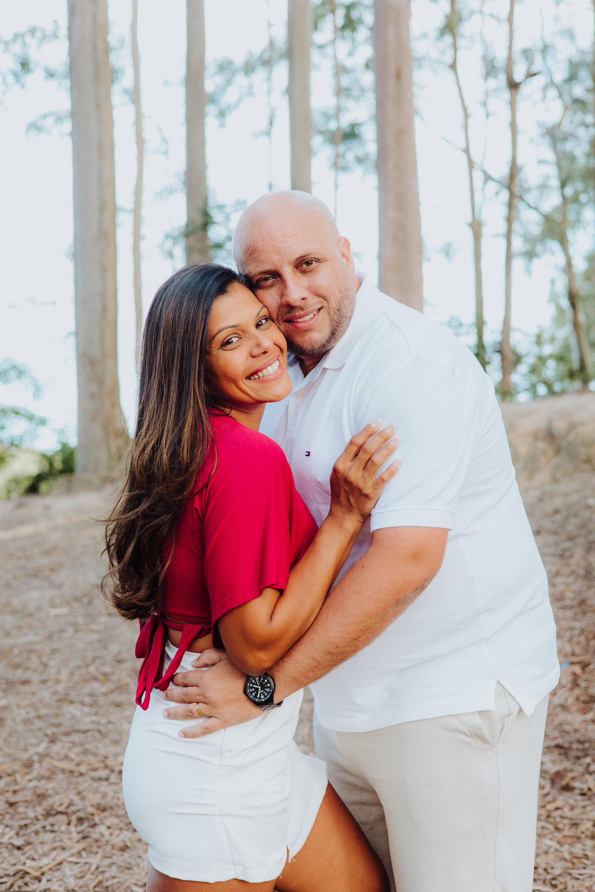 Ensaio pré Casamento no bosque dos eucaliptos em niterói