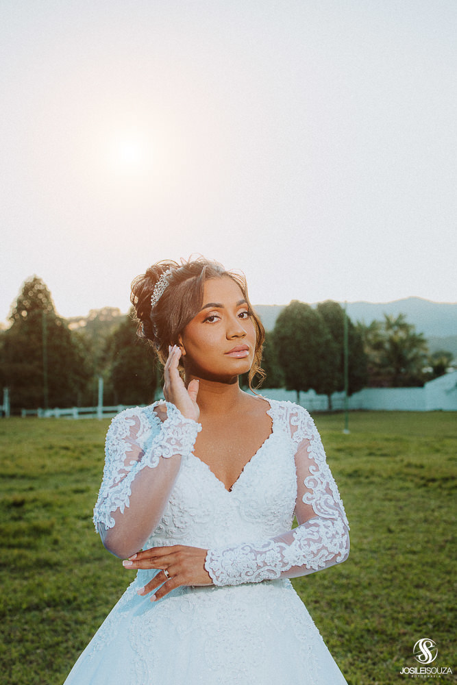Casamento no entardecer no Sítio Shanadu em Rio Bonito
