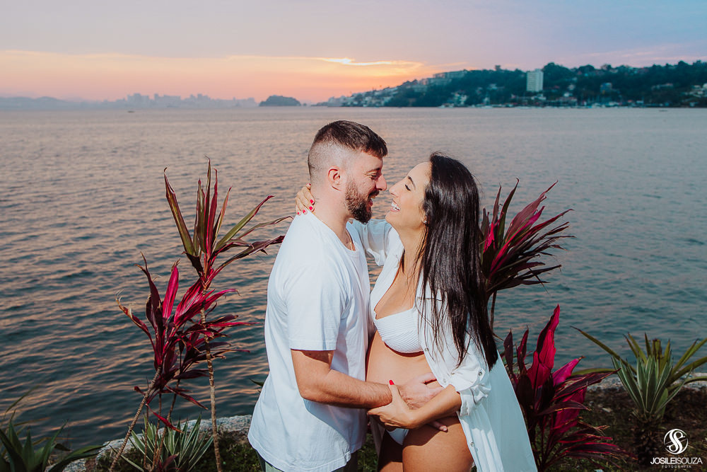 Ensaio de Gestante em Charitas Niterói