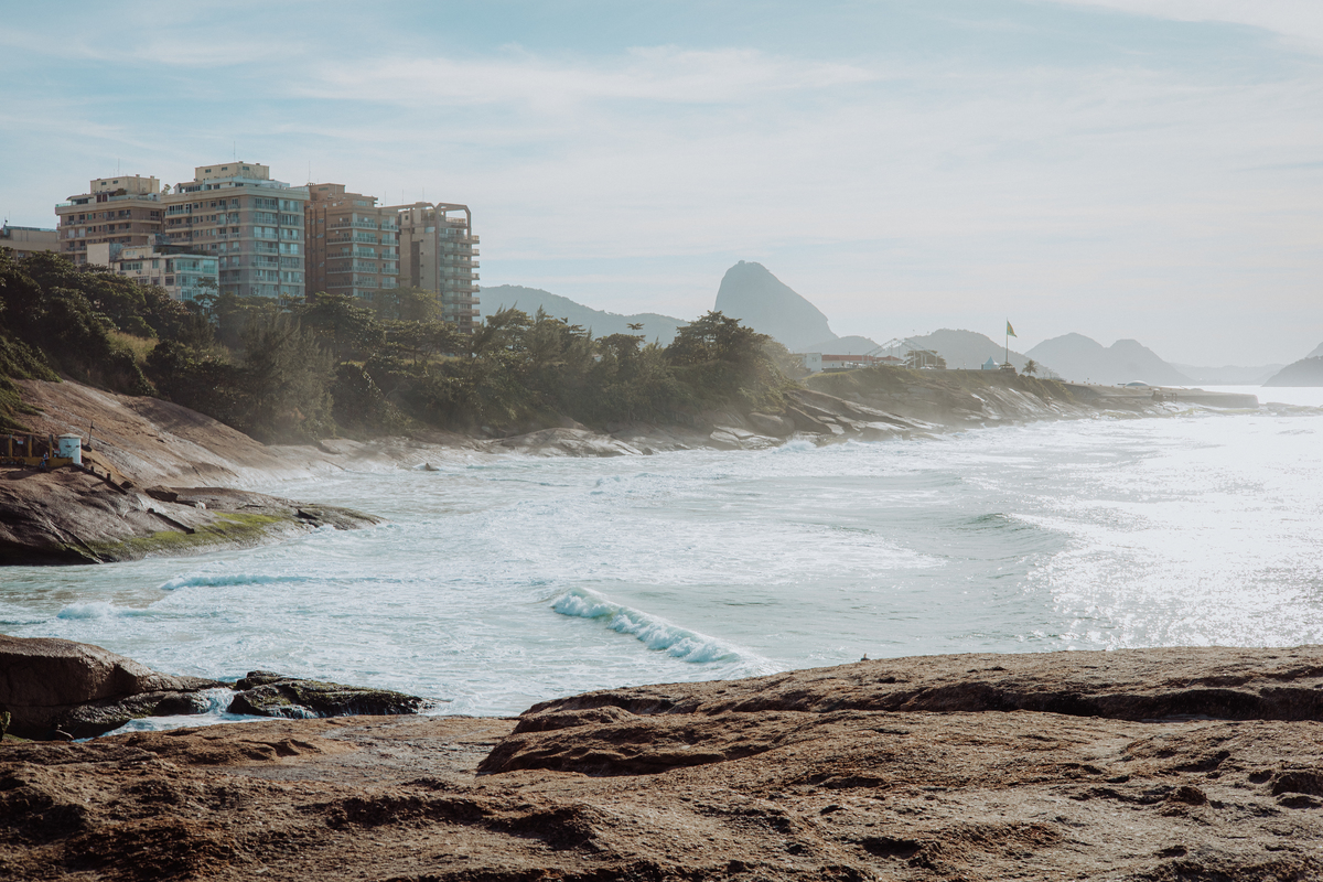 Ensaio de Casal na praia de Ipanema - RJ
