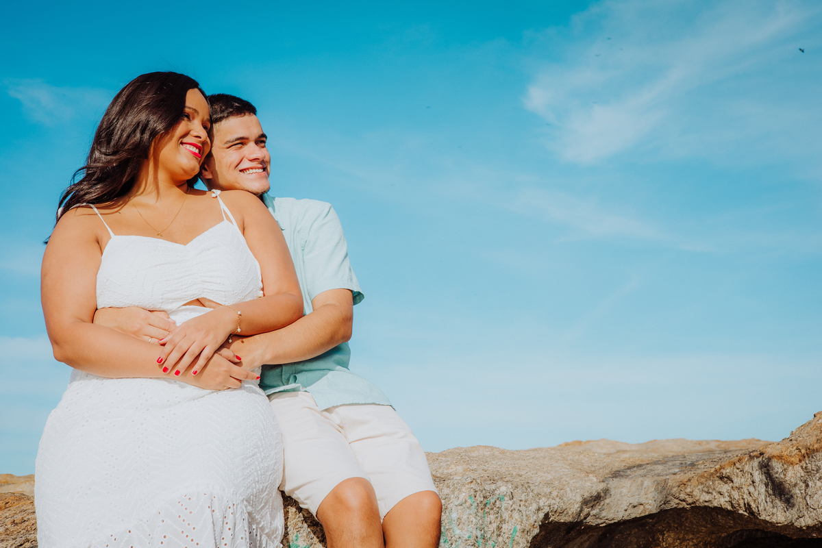 Ensaio de Casal na praia de Ipanema - RJ