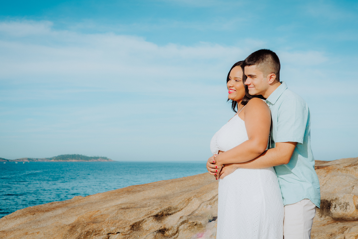 Ensaio Pré Wedding na praia de Ipanema - RJ