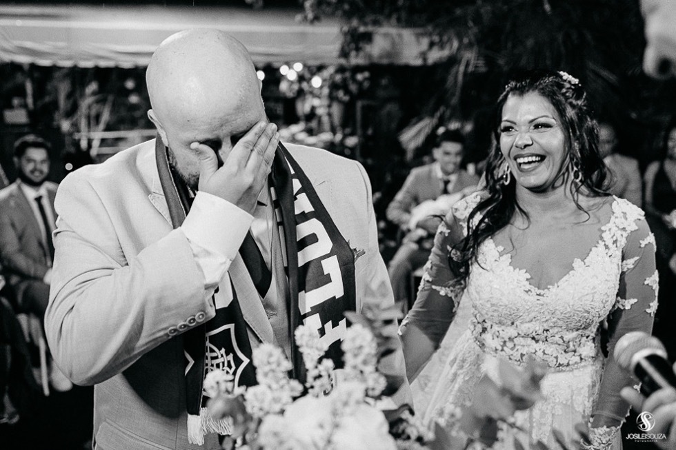 Casamento com homenagem ao Fluminense