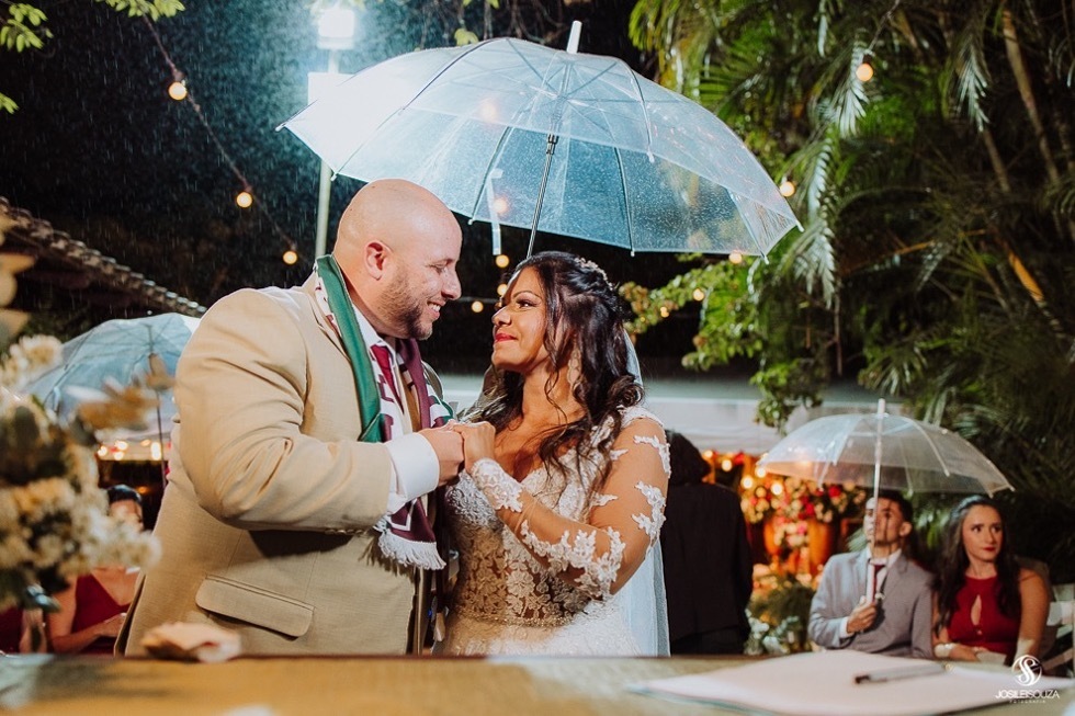 Casamento com homenagem ao Fluminense