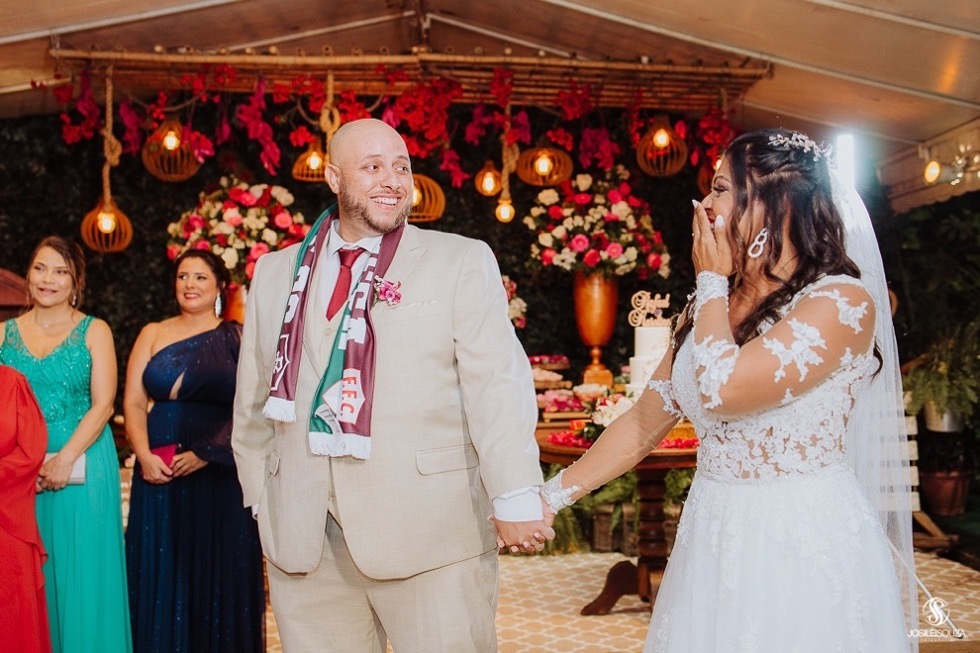 Casamento de Casal Tricolor no Rio de janeiro
