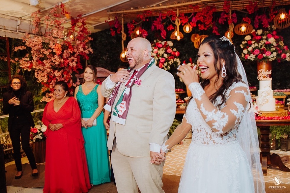 Casamento de Casal Tricolor no Rio de janeiro