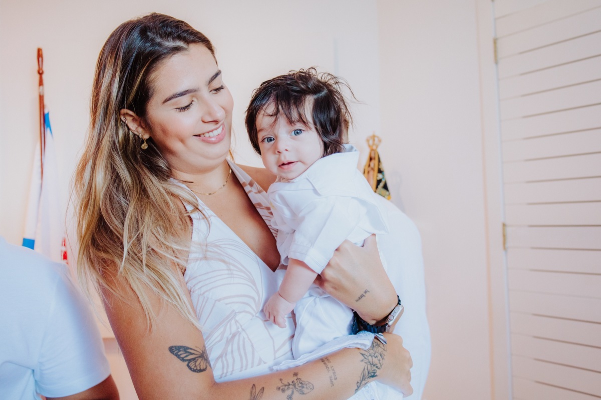 Batizado na capela do Cristo Redentor