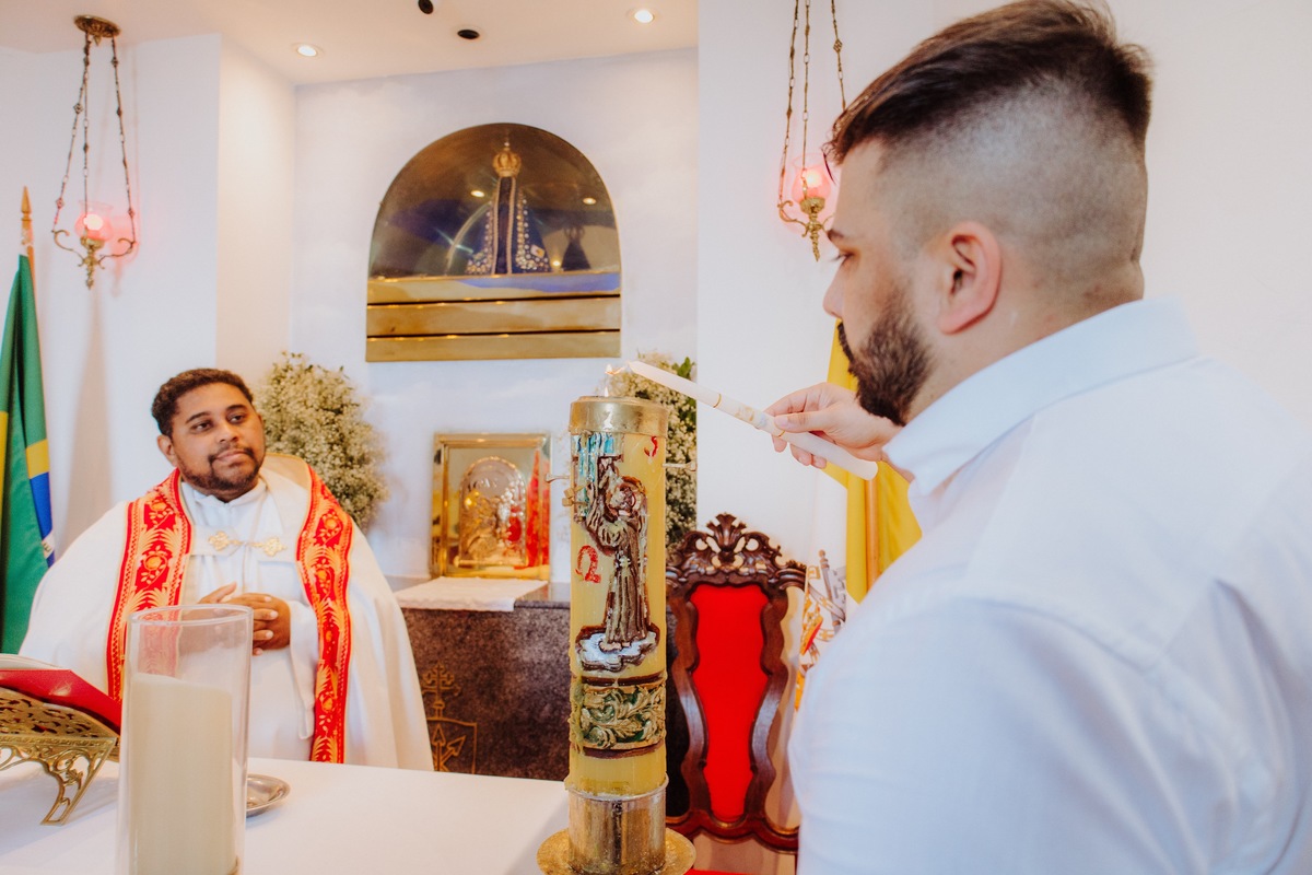 Batizado na capela do Cristo Redentor