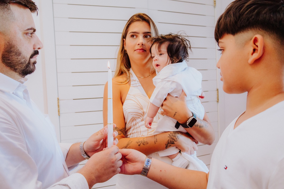 Batizado na capela do Cristo Redentor