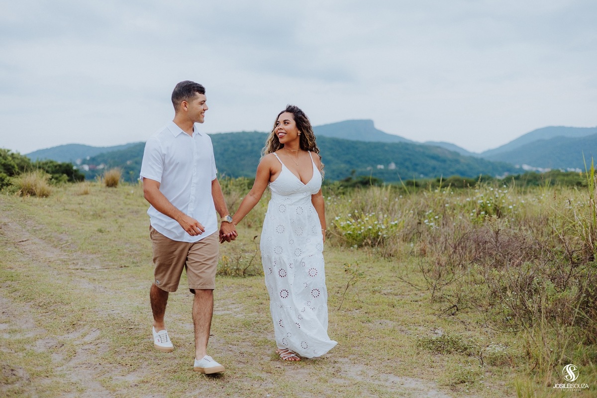 Ensaio de casal na Praia de Adão e Eva