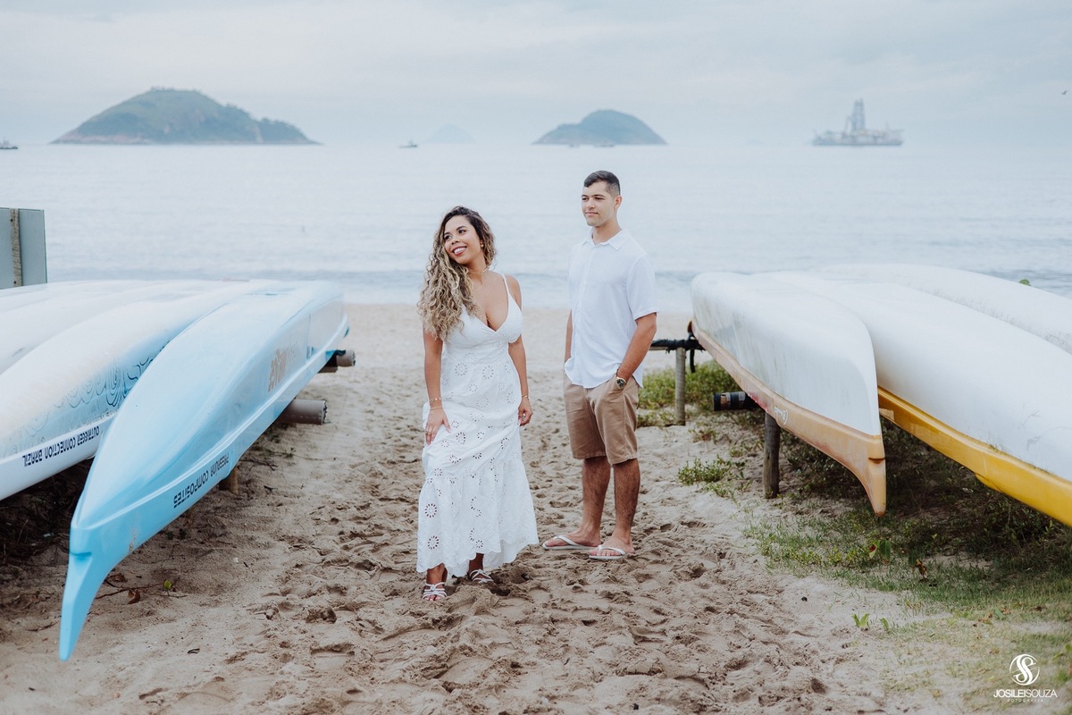 Ensaio de casal na Praia de piratininga