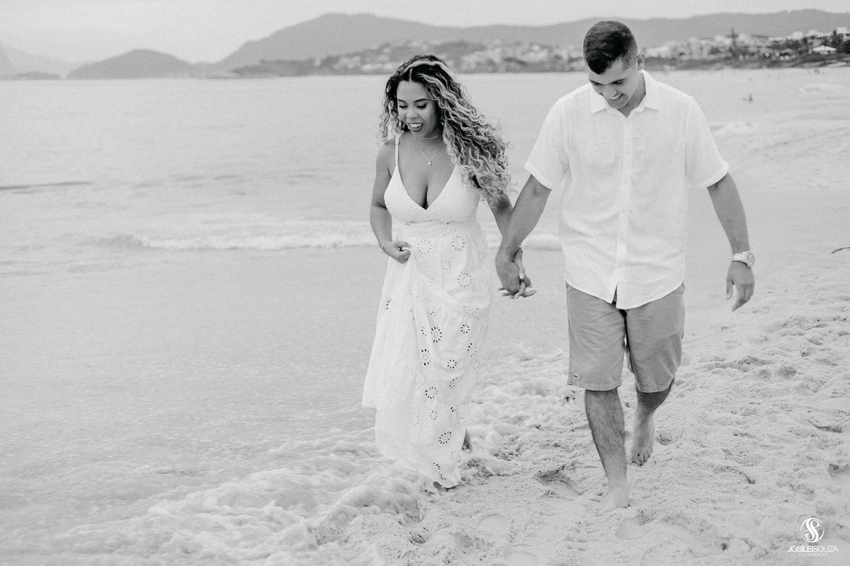 Ensaio de casal na Praia de piratininga