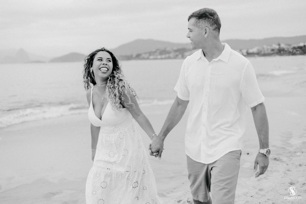 Ensaio de casal na Praia de piratininga