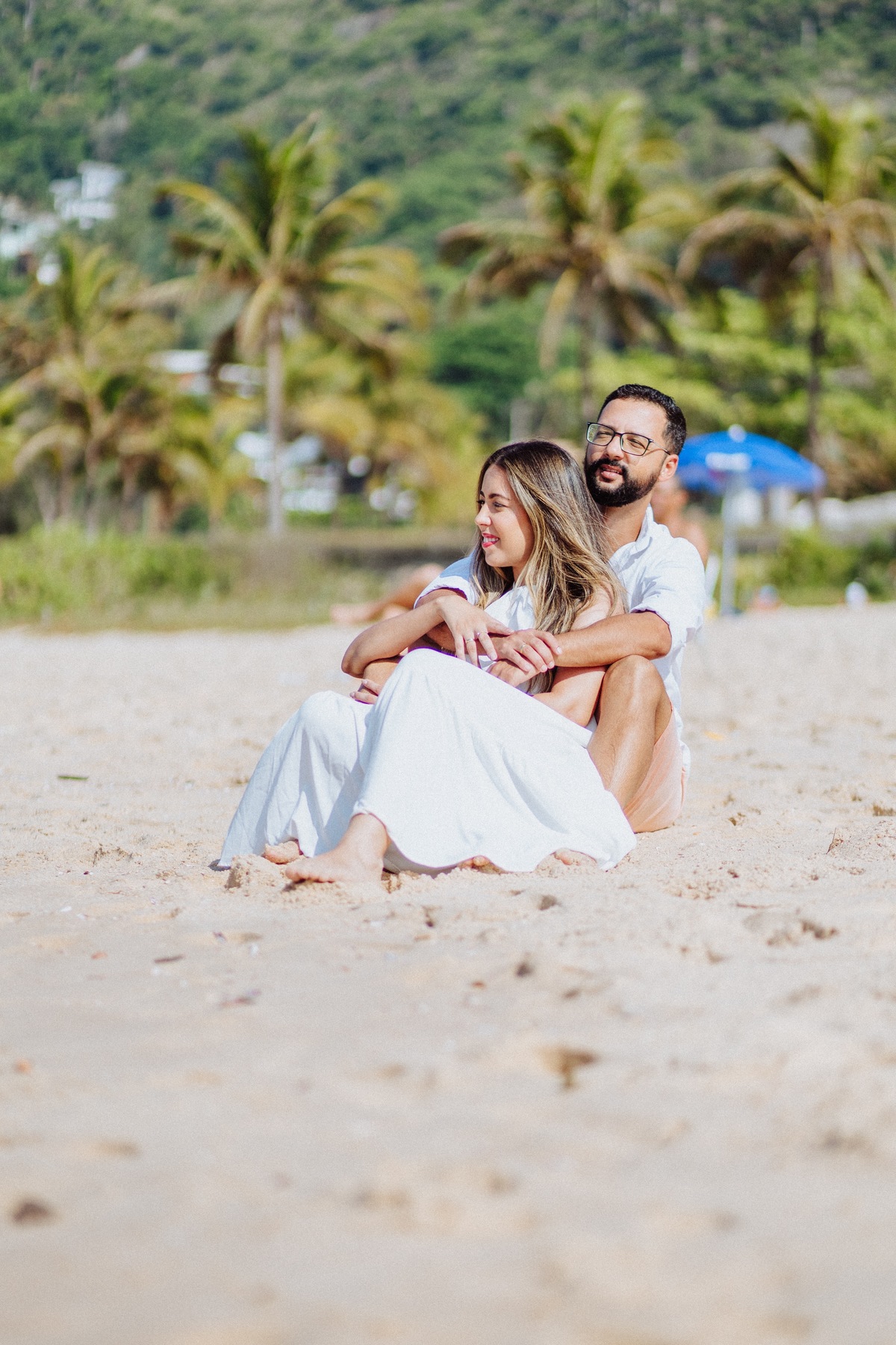 Ensaio de Pré Casamento na Praia RJ