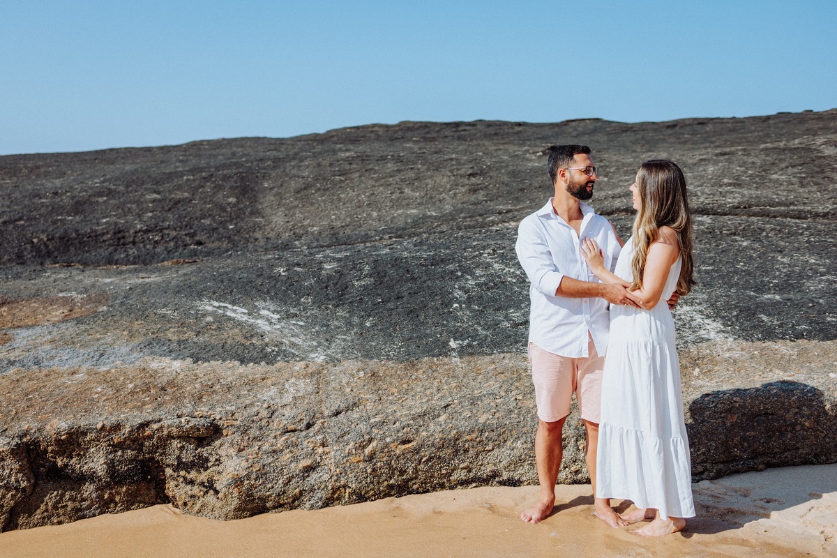 Ensaio de Pré Casamento na Praia RJ
