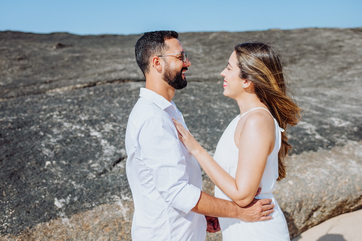 Ensaio de Pré Casamento na Praia RJ