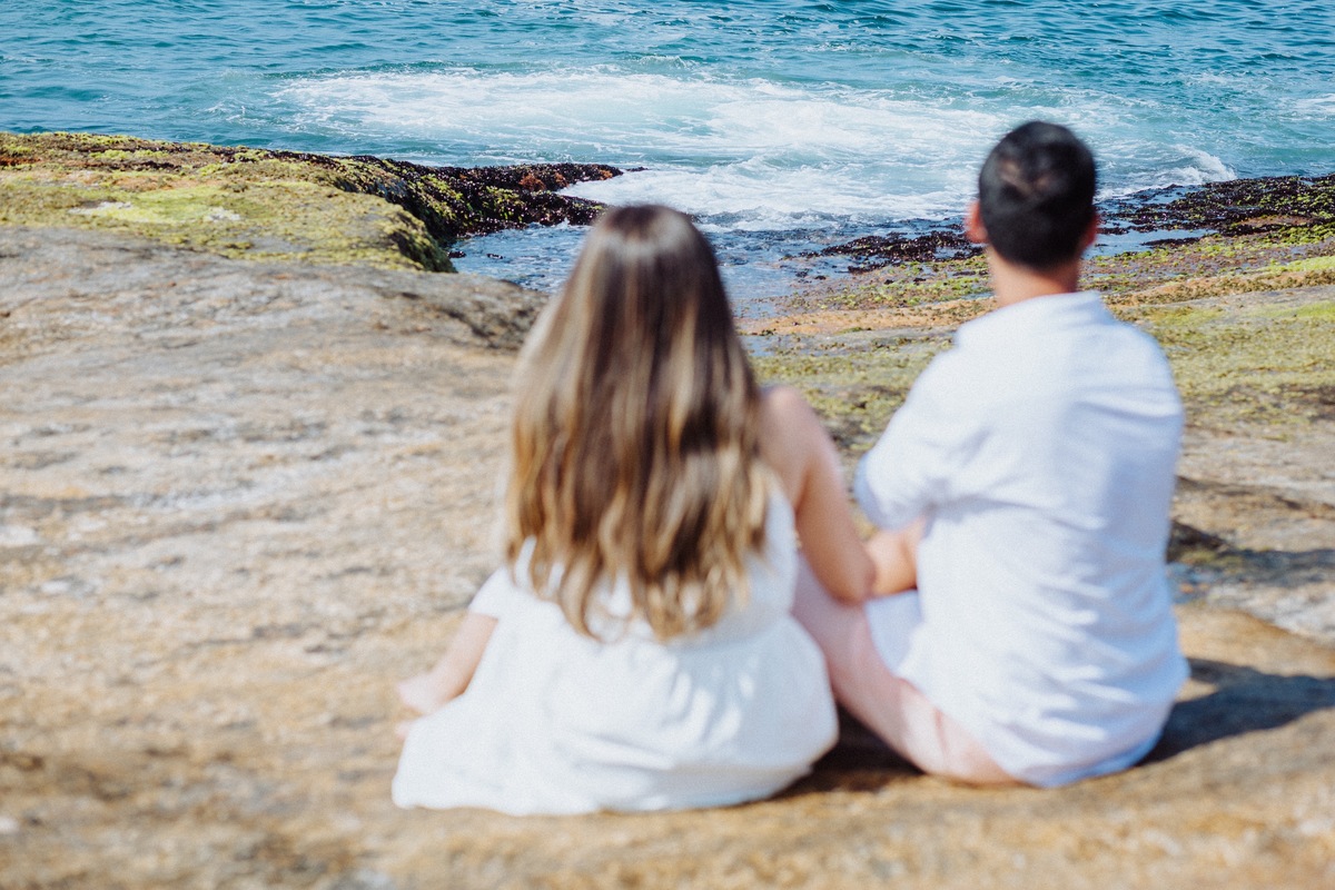 Ensaio de Pré Casamento na Praia do Sossego RJ