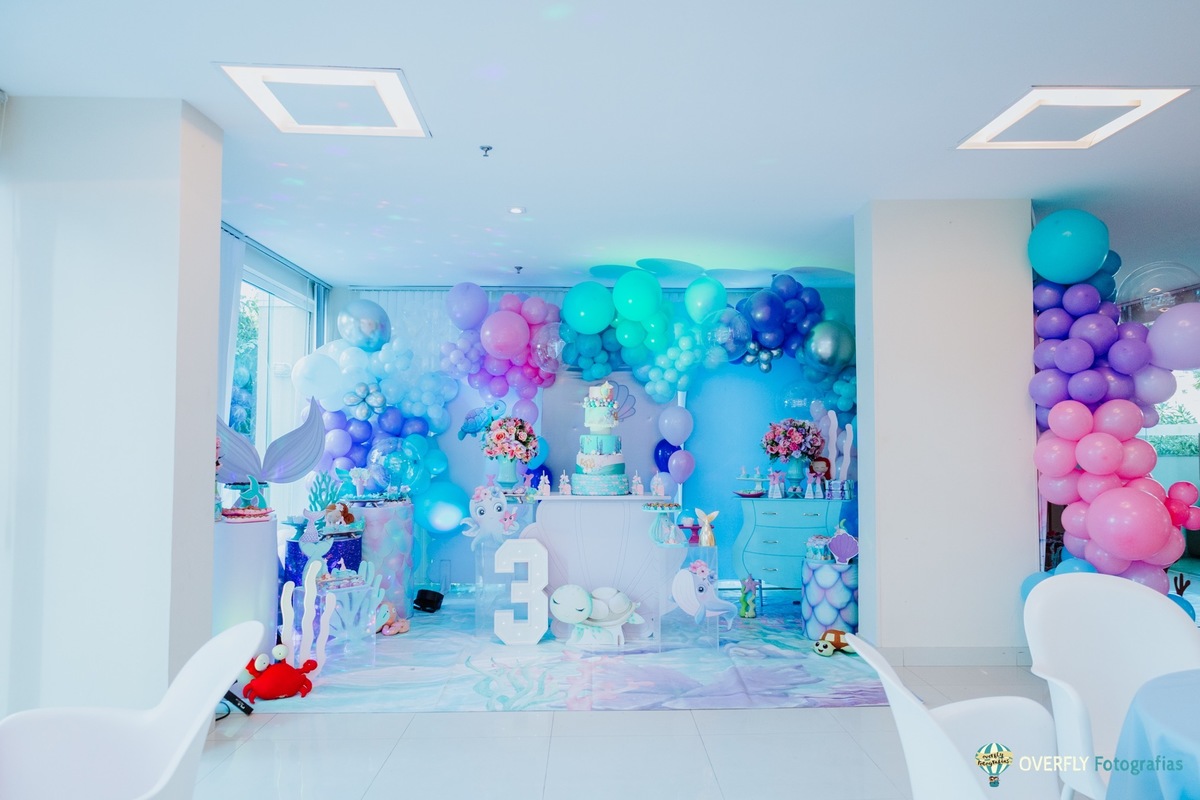 Aniversário com o Tema Fundo do mar em Niterói