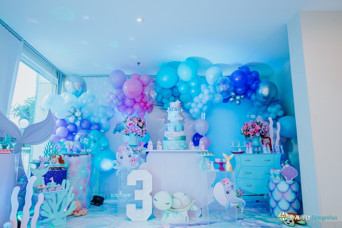 Aniversário com o Tema Fundo do mar em Niterói