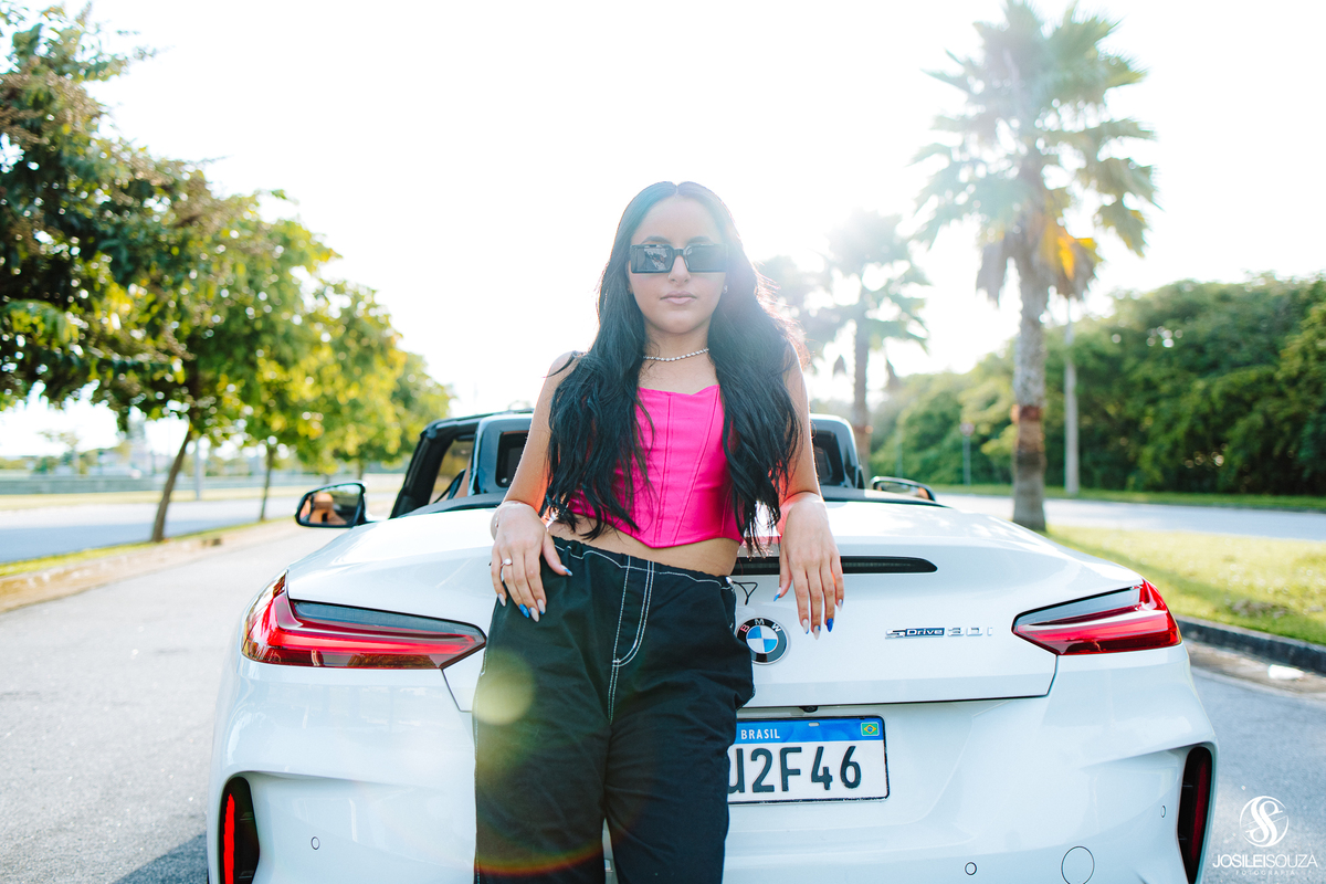 Ensaio fotográfico com Carro BMW
